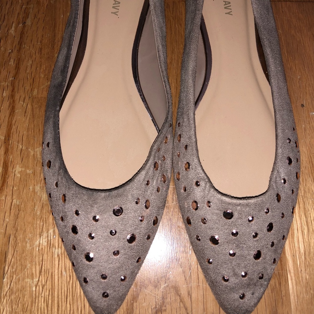 Mauve colored flats